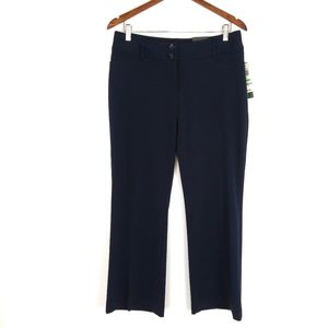 NEW Alfani Navy Trousers Size 8P Short